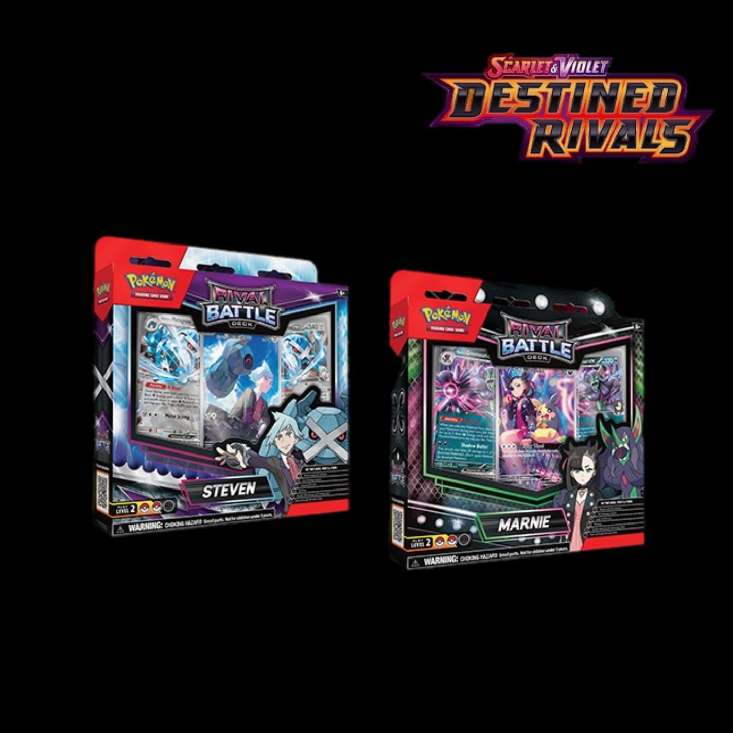 POKEMON 2x Rival Decks - Marnie & Steven