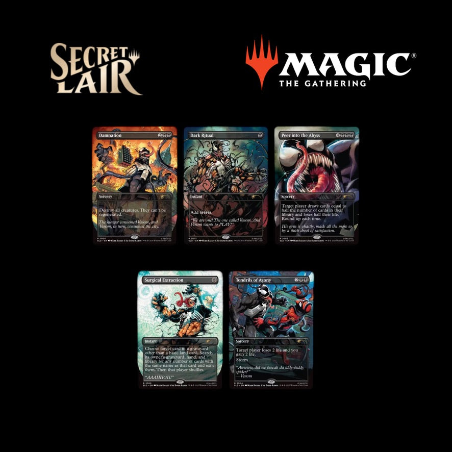 SECRET LAIR x Marvel's Spider-Man: Venom Unleashed (Colors) Rainbow Foil