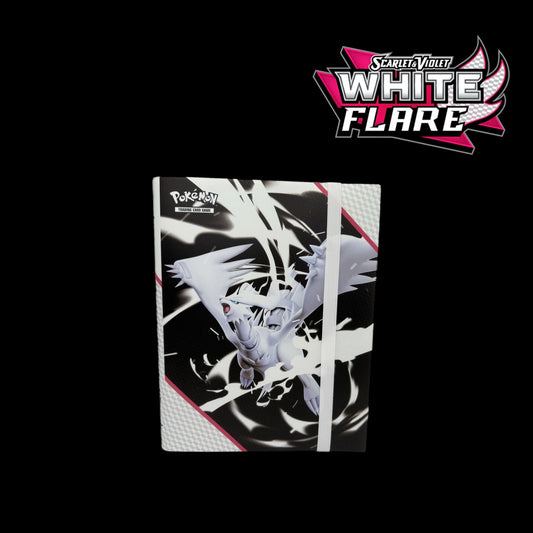 POKEMON White Flare Binder Pre-Owned (No Cards)