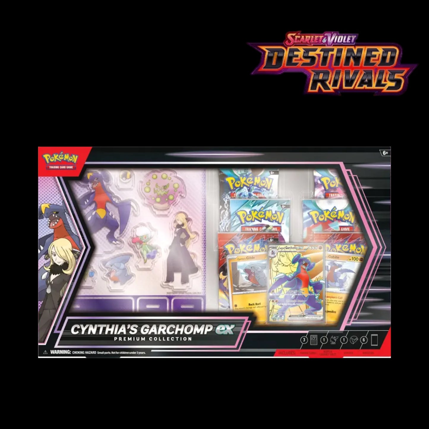 POKEMON Destined Rivals Cynthia's Garchomp EX Box