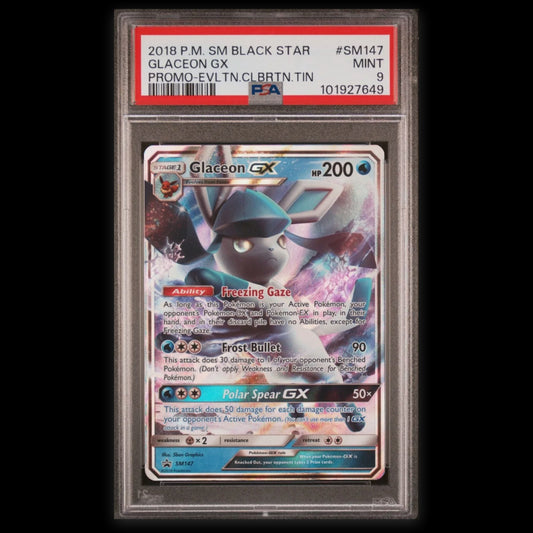 POKEMON PSA 9 MINT Glaceon GX SM147 Pomo