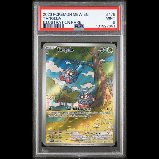 POKEMON PSA 9 MINT Tangela IR 178/165 S&V 151