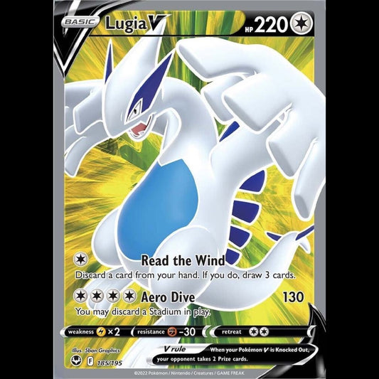 POKEMON Lugia V 185/195 Silver Tempest
