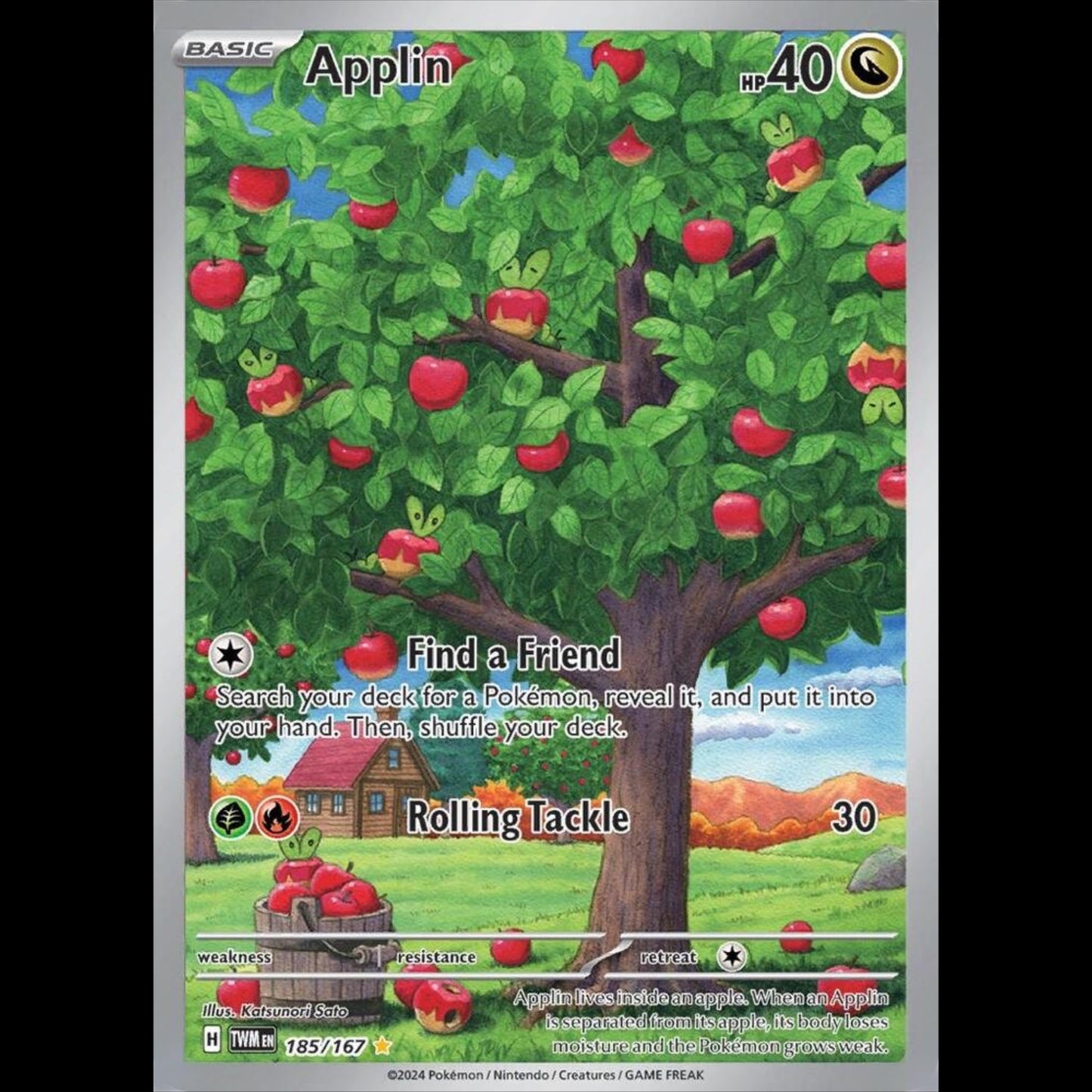 POKEMON  Applin 185/167 Twilight Masquerade