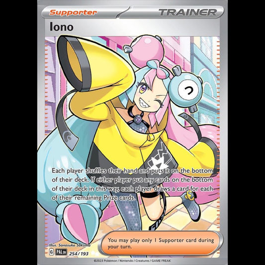 POKEMON  Iono 254/193 Paldea Evolved