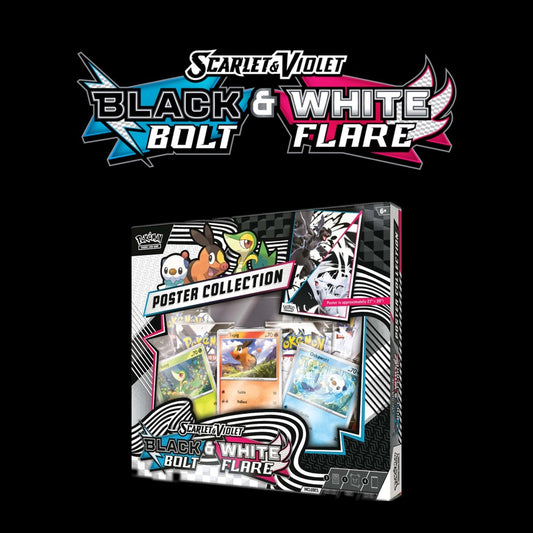 POKEMON Black Bolt & White Flare Poster Collection (Pre-Sale)