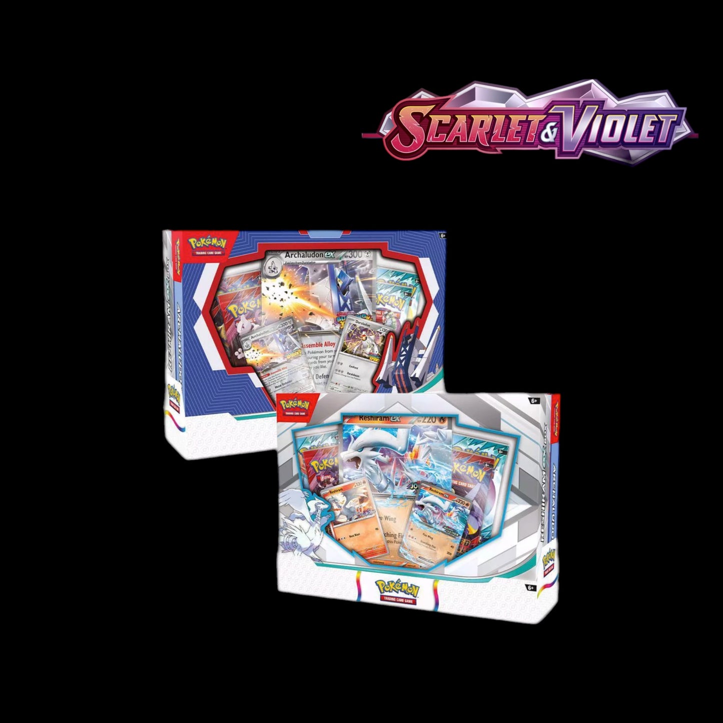 POKEMON Archaludon ex & Reshiram ex