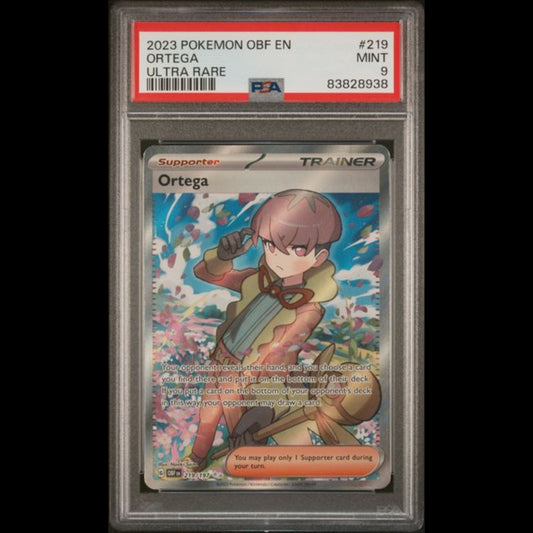 POKEMON PSA 9 MINT Ortega UR 219/197 Obsidian Flames