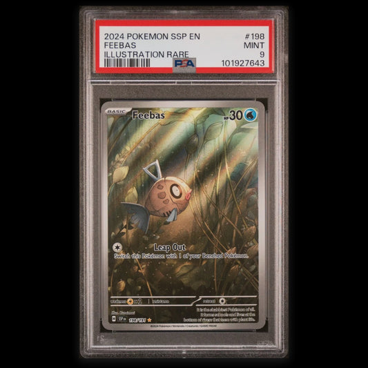POKEMON PSA 9 MINT Feebas IR  198/191 Surging Sparks