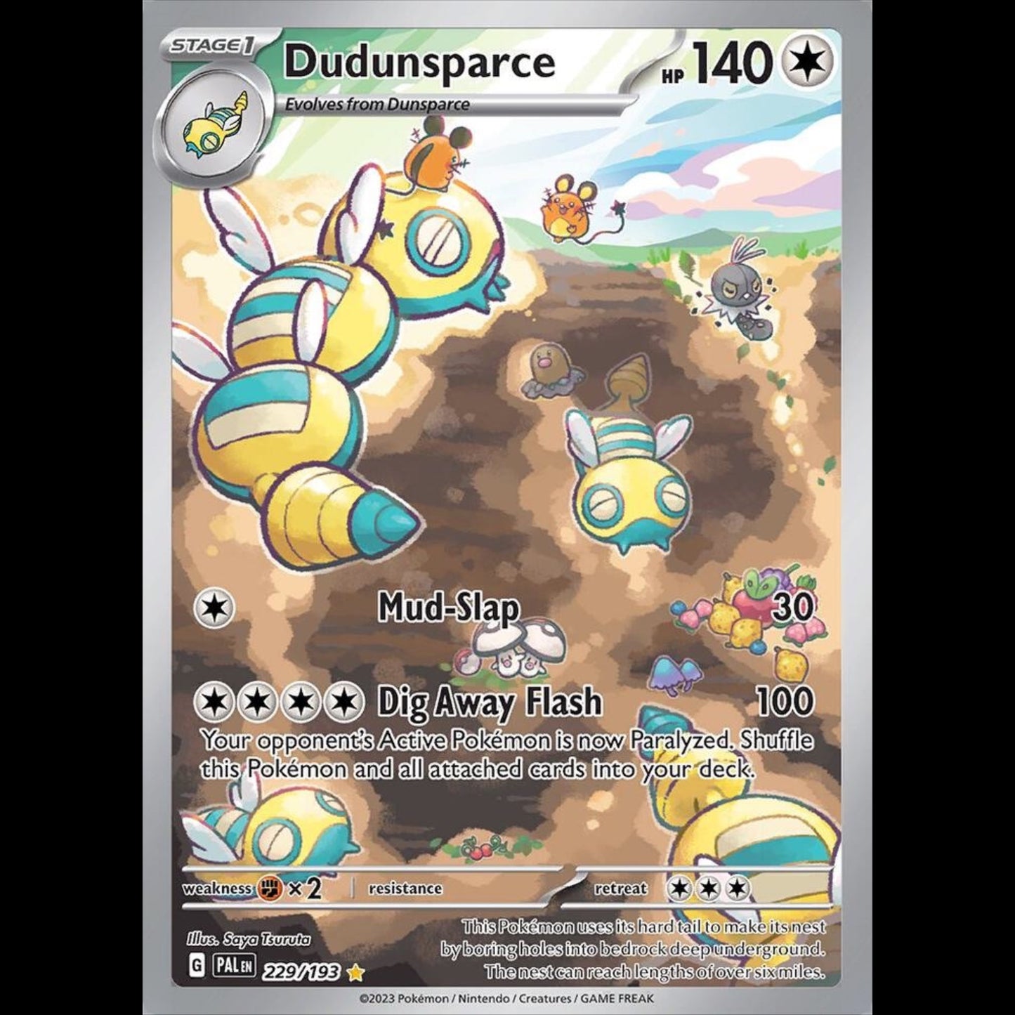 POKEMON  Dudunsparce 229/193 Paldea Evolved