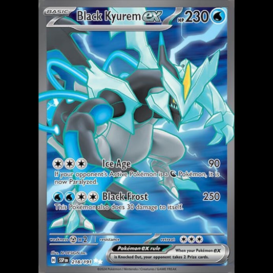 POKEMON Black Kyurem EX 218/191 Surging Sparks