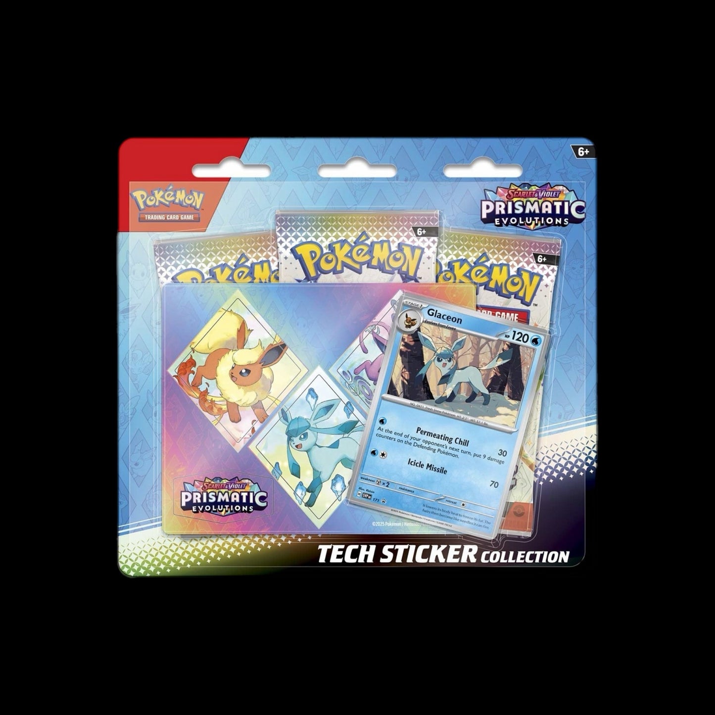 POKEMON Prismatic Evolutions Tech Sticker Collection (Random Pack)