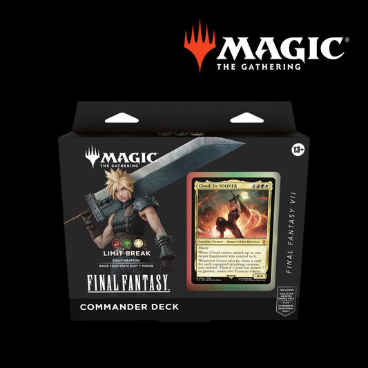 MTG Final Fantasy Limit Break Cloud Commander Deck