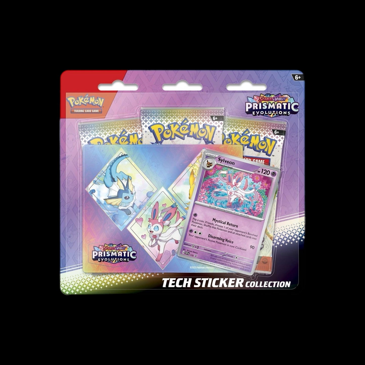 POKEMON Prismatic Evolutions Tech Sticker Collection (Random Pack)