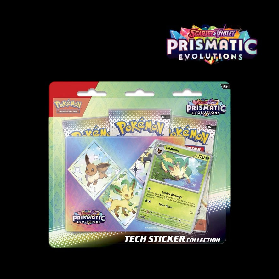 POKEMON Prismatic Evolutions Tech Sticker Collection (Random Pack)