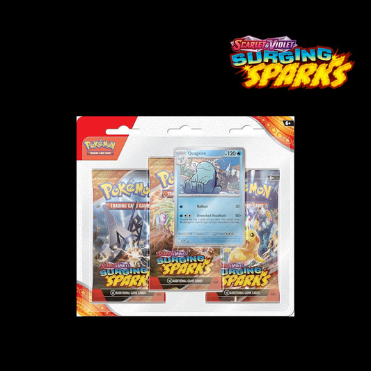 POKEMON Surging Sparks 3 Pack Blister